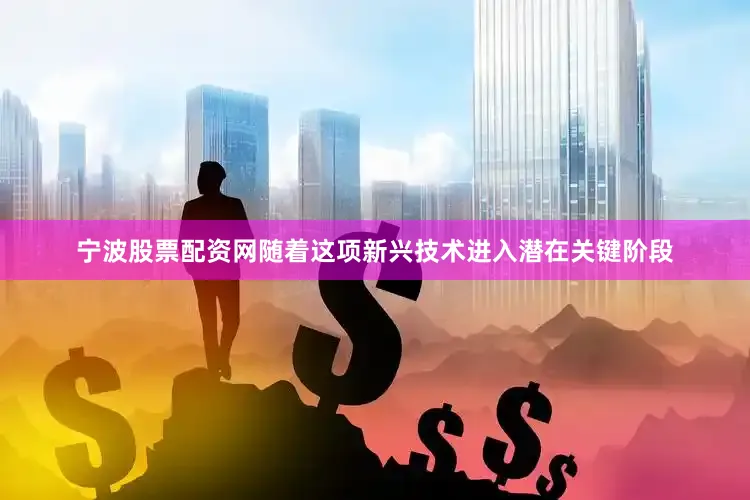 宁波股票配资网随着这项新兴技术进入潜在关键阶段
